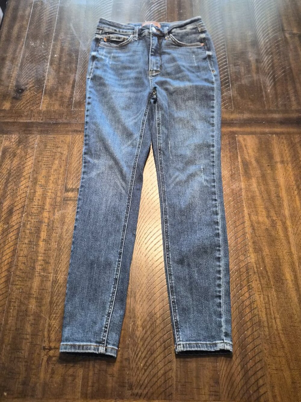 Judy Blue Skinny Fit Blue Jeans Women's Size 7/28 Stretch Denim High Rise G821